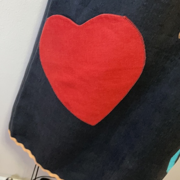 Moschino Cheap Chick Rick Rack Heart Linen Dress - Picture 5 of 14